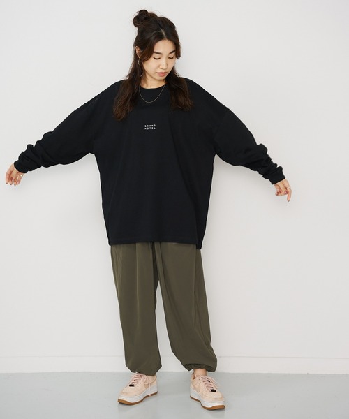 UNTRACE（アントレース）の「UNTRACE GRAND HOTEL 004 L/S TEE（Tシャツ/カットソー・メンズ・ブラック・M/L/XL）」の7枚目の写真