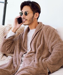 JIGGYS SHOP(ジギーズショップ)の【着る毛布】 モコボア ルームウェア コート (男女兼用)(ルームウェア/パジャマ)