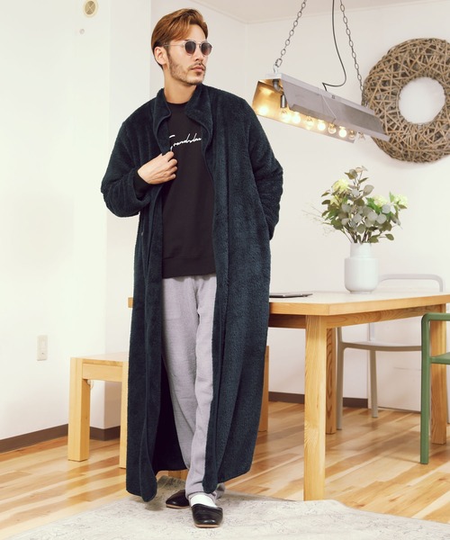 セール】【着る毛布】 モコボア ルームウェア コート (男女兼用