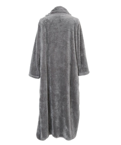 jiggys shop（ジギーズショップ）の「【着る毛布】 モコボア ルームウェア コート (男女兼用)（ルームウェア/パジャマ・メンズ・ブラック/ネイビー/モカ/ブラウン/チャコールグレー・FREE）」の9枚目の写真