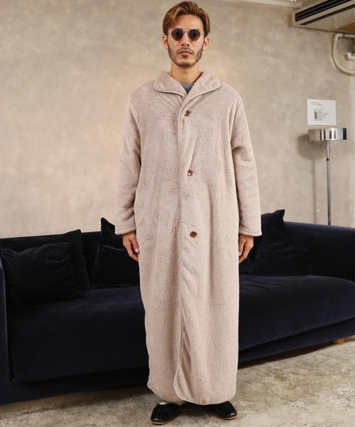 セール】【着る毛布】 モコボア ルームウェア コート (男女兼用