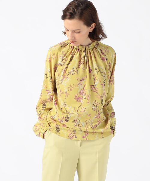 ダンドリオンフラワープリント ネックギャザーブラウス シャツ ブラウス ネックギャザーブラウス を購入できます Tomorrowland シャツ ブラウス Tomorrowland トゥモローランド のシャツ ブラウス ダンドリオンフラワープリント Tomorrowland