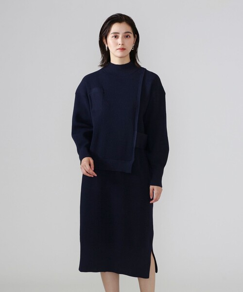 リブニットロングワンピース　cast リブニットロングワンピース(ワンピース)｜CAST:(キャスト