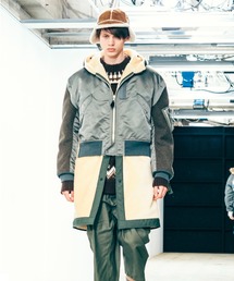 JUNYA WATANABE モッズコート ブラック S ミリタリー　丸襟 JUNYA WATANABE MAN（ジュンヤワタナベマン）｜メンズのモッズ