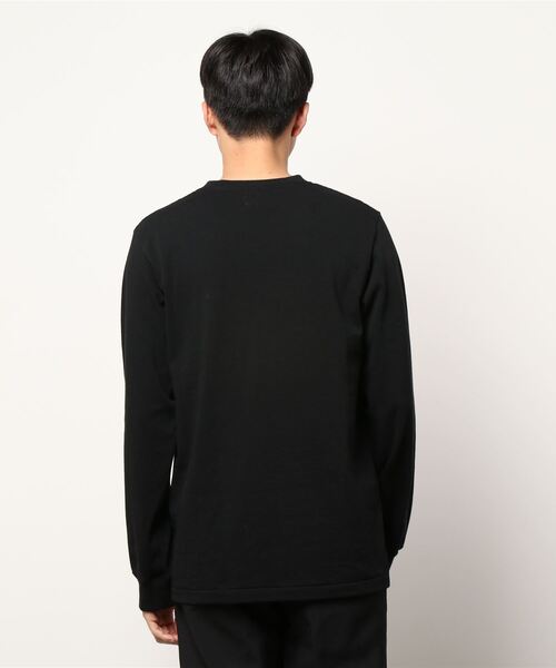 Charcoal TOKYO（チャコールトーキョー）の「【Charcoal TOKYO/チャコールトーキョー】OC L-29USA Crew WP L/S（Tシャツ/カットソー・メンズ・ブラック・X-LARGE/LARGE）」の4枚目の写真