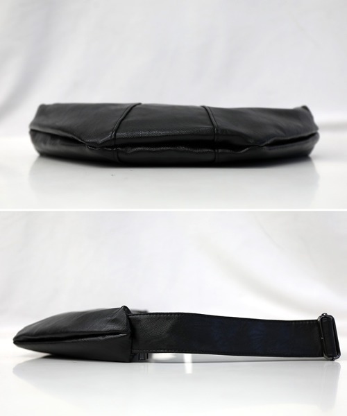 select MOCA(セレクトモカ)の「フェイクレザーショルダーバッグ(ショルダーバッグ・レディース・ブラック/ダークブラウン/アイボリー・FREE)」の17枚目の写真