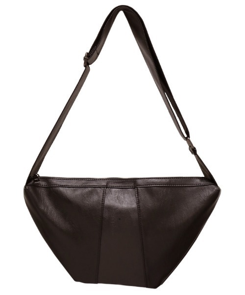 select MOCA(セレクトモカ)の「フェイクレザーショルダーバッグ(ショルダーバッグ・レディース・ブラック/ダークブラウン/アイボリー・FREE)」の14枚目の写真