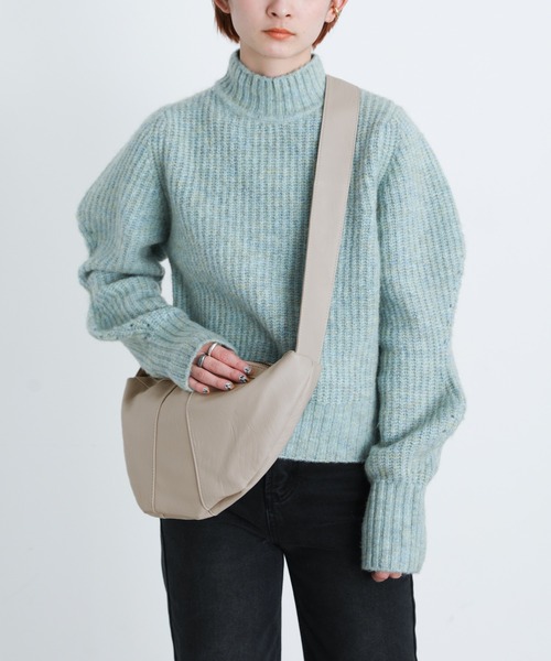 select MOCA(セレクトモカ)の「フェイクレザーショルダーバッグ(ショルダーバッグ・レディース・ブラック/ダークブラウン/アイボリー・FREE)」の22枚目の写真