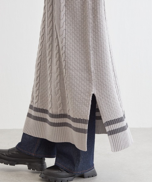 BONbazaar（ボンバザール）の「★OT★チルデンベストワンピース（ワンピース・レディース・オフホワイト/グレイッシュベージュ・FREE）」の19枚目の写真