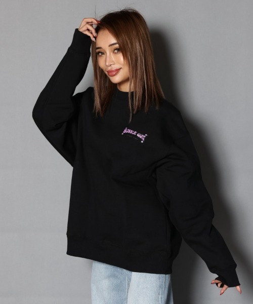 JACKROSE（ジャックローズ）の「WEB限定 BUBBLE GUM BG DRIP CREW/バブルガムサーフワックス スウェット（スウェット・メンズ・ブラック/アッシュグレー/ダークグリーン・M/L/XL）」の16枚目の写真