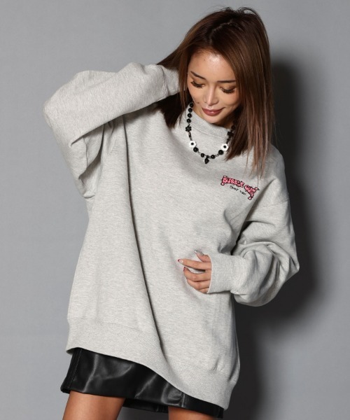 JACKROSE（ジャックローズ）の「WEB限定 BUBBLE GUM BG DRIP CREW/バブルガムサーフワックス スウェット（スウェット・メンズ・ブラック/アッシュグレー/ダークグリーン・M/L/XL）」の12枚目の写真