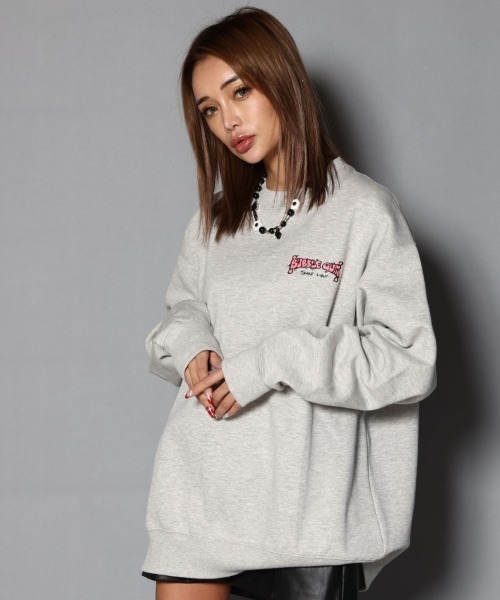 JACKROSE（ジャックローズ）の「WEB限定 BUBBLE GUM BG DRIP CREW/バブルガムサーフワックス スウェット（スウェット・メンズ・ブラック/アッシュグレー/ダークグリーン・M/L/XL）」の18枚目の写真