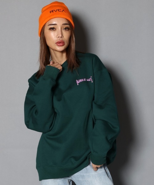 JACKROSE（ジャックローズ）の「WEB限定 BUBBLE GUM BG DRIP CREW/バブルガムサーフワックス スウェット（スウェット・メンズ・ブラック/アッシュグレー/ダークグリーン・M/L/XL）」の14枚目の写真