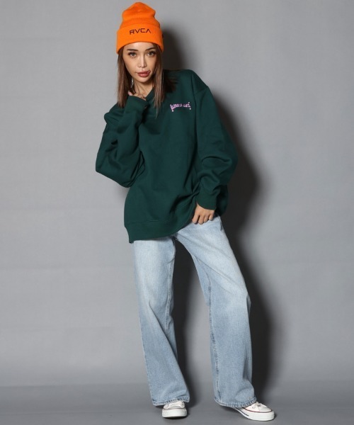 JACKROSE（ジャックローズ）の「WEB限定 BUBBLE GUM BG DRIP CREW/バブルガムサーフワックス スウェット（スウェット・メンズ・ブラック/アッシュグレー/ダークグリーン・M/L/XL）」の15枚目の写真