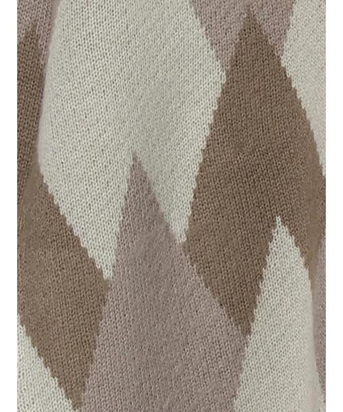 CRAFT STANDARD BOUTIQUE(クラフトスタンダードブティック)の「ダイヤ柄Vネックニットカーディガン *(カーディガン/ボレロ・メンズ・ブラック/ベージュ/ブラウン・M/L)」の16枚目の写真