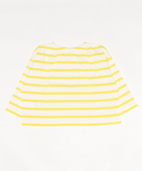 coca（coca）（コカ）の「キッズ 親子お揃い ドロップショルダーボーダープルオーバー（Tシャツ/カットソー・キッズ・パープル/イエロー・100/110/120/130）」の14枚目の写真