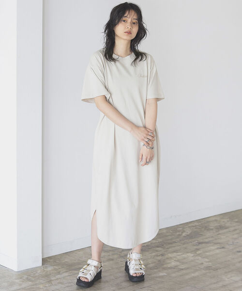 B:MING by BEAMS(ビーミングバイビームス)の「PENDLTON × B:MING by BEAMS / 別注 プリント ワンピース 22SS(ワンピース・レディース・チャコールグレー/ベージュ/グレイッシュベージュ・ONE SIZE)」の13枚目の写真