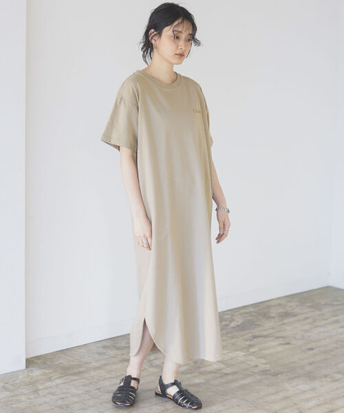 B:MING by BEAMS(ビーミングバイビームス)の「PENDLTON × B:MING by BEAMS / 別注 プリント ワンピース 22SS(ワンピース・レディース・チャコールグレー/ベージュ/グレイッシュベージュ・ONE SIZE)」の15枚目の写真