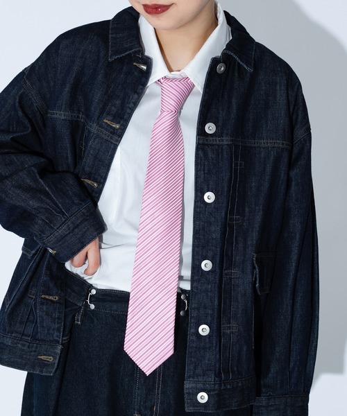 kutir(クティール)の「【新色追加】アソート柄ネクタイ(ネクタイ・レディース・ボルドー/ダークブラウン/イエロー/グリーン/パープル/ネイビー/グリーン系その他/ピンク・FREE)」の18枚目の写真