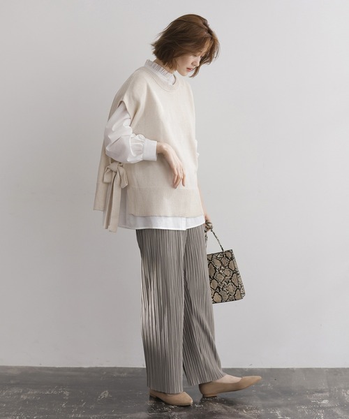 GeeRA(ジーラ)の「セルフカットランダムプリーツパンツ(その他パンツ・レディース・ブラック/グリーン/モカ/ストライプ・SMALL/MEDIUM/LARGE/X-LARGE/XX-LARGE)」の20枚目の写真