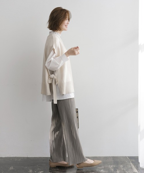 GeeRA(ジーラ)の「セルフカットランダムプリーツパンツ(その他パンツ・レディース・ブラック/グリーン/モカ/ストライプ・SMALL/MEDIUM/LARGE/X-LARGE/XX-LARGE)」の22枚目の写真