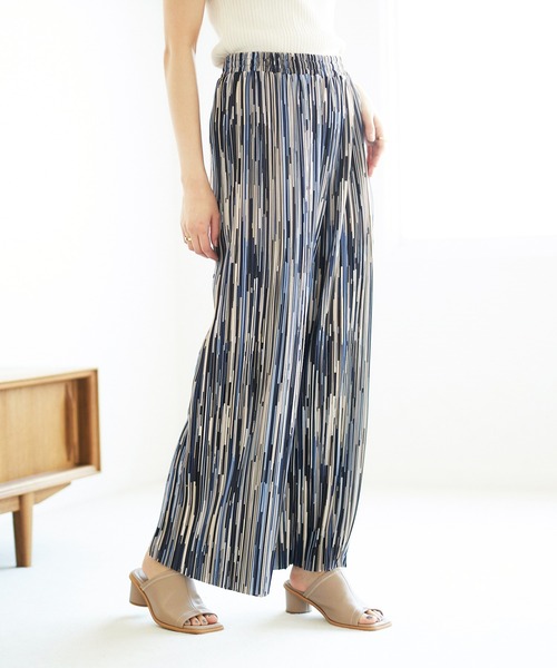 GeeRA(ジーラ)の「セルフカットランダムプリーツパンツ(その他パンツ・レディース・ブラック/グリーン/モカ/ストライプ・SMALL/MEDIUM/LARGE/X-LARGE/XX-LARGE)」の15枚目の写真