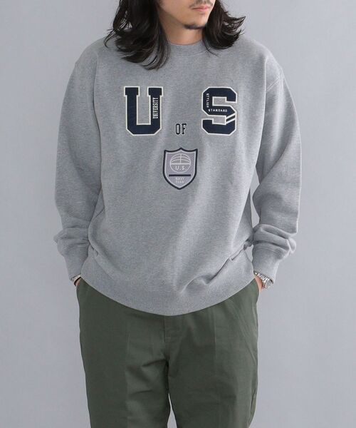 SHIPS（シップス）の「【WEB限定】SHIPS: ミリタリー×カレッジ ワッペン リラックスフィット スウェット（スウェット・メンズ・ネイビー/グレー/グリーン・SMALL/MEDIUM/LARGE）」の13枚目の写真
