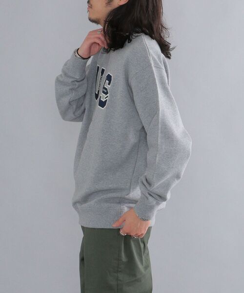 SHIPS（シップス）の「【WEB限定】SHIPS: ミリタリー×カレッジ ワッペン リラックスフィット スウェット（スウェット・メンズ・ネイビー/グレー/グリーン・SMALL/MEDIUM/LARGE）」の14枚目の写真