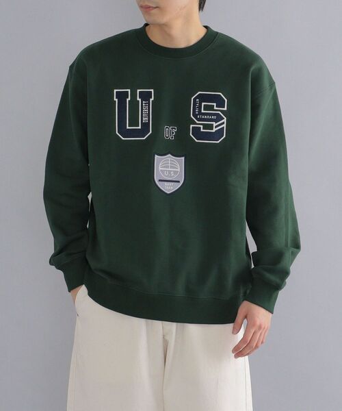 SHIPS（シップス）の「【WEB限定】SHIPS: ミリタリー×カレッジ ワッペン リラックスフィット スウェット（スウェット・メンズ・ネイビー/グレー/グリーン・SMALL/MEDIUM/LARGE）」の19枚目の写真
