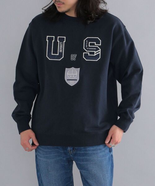 SHIPS（シップス）の「【WEB限定】SHIPS: ミリタリー×カレッジ ワッペン リラックスフィット スウェット（スウェット・メンズ・ネイビー/グレー/グリーン・SMALL/MEDIUM/LARGE）」の20枚目の写真