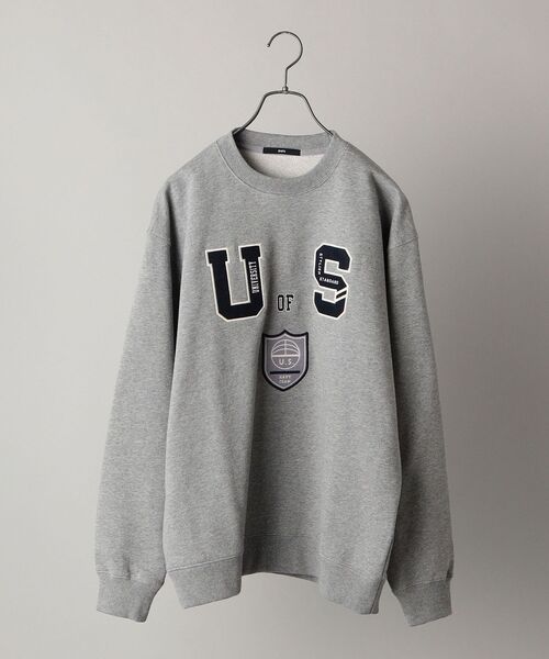 SHIPS（シップス）の「【WEB限定】SHIPS: ミリタリー×カレッジ ワッペン リラックスフィット スウェット（スウェット・メンズ・ネイビー/グレー/グリーン・SMALL/MEDIUM/LARGE）」の21枚目の写真