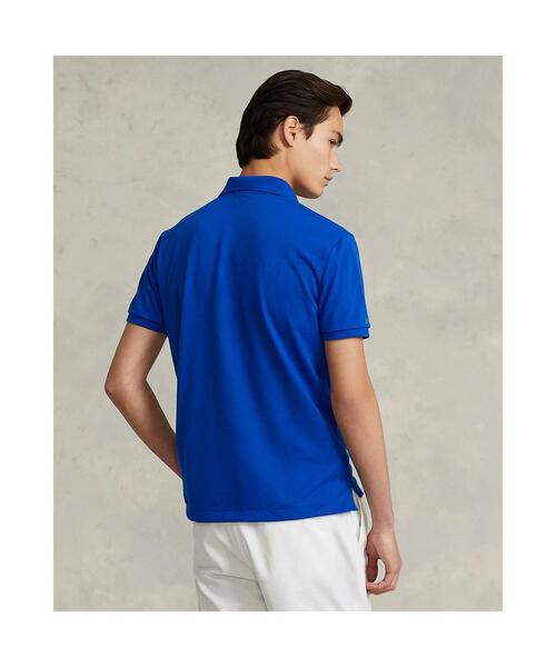 POLO RALPH LAUREN（ポロ ラルフ ローレン）の「アース ポロシャツ ウィズ & エンブロイダリー（ポロシャツ・メンズ・ブルー・S/M/XL/XS/L/XXL）」の4枚目の写真