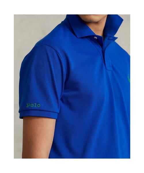POLO RALPH LAUREN（ポロ ラルフ ローレン）の「アース ポロシャツ ウィズ & エンブロイダリー（ポロシャツ・メンズ・ブルー・S/M/XL/XS/L/XXL）」の3枚目の写真
