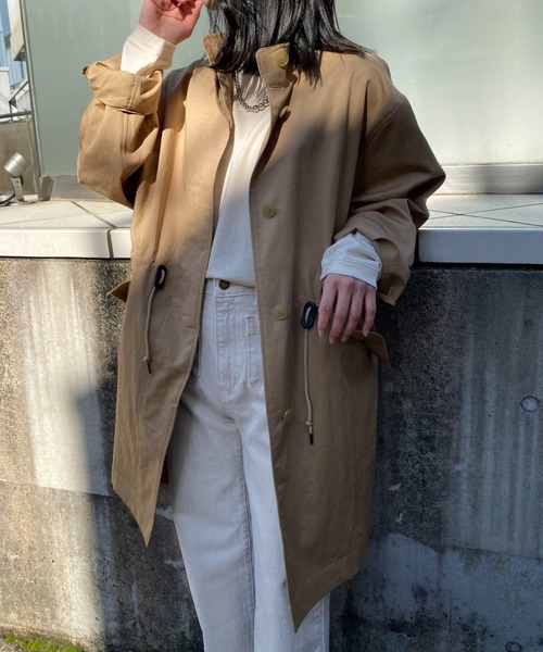 So_lemn（ソレム）の「【So_lemn/ソレム】モッズコート（モッズコート・レディース・ブラック/ベージュ・FREE）」の3枚目の写真