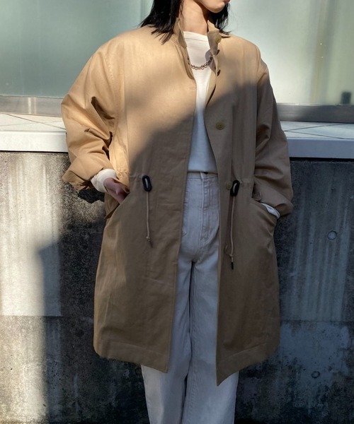 So_lemn（ソレム）の「【So_lemn/ソレム】モッズコート（モッズコート・レディース・ブラック/ベージュ・FREE）」の4枚目の写真