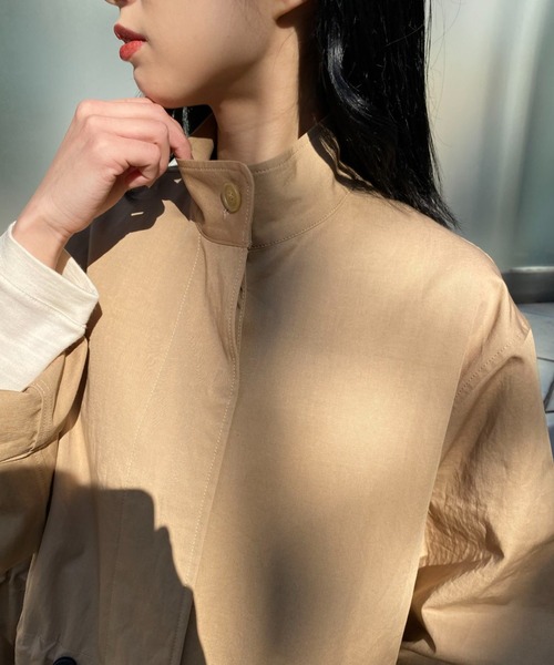 So_lemn（ソレム）の「【So_lemn/ソレム】モッズコート（モッズコート・レディース・ブラック/ベージュ・FREE）」の8枚目の写真