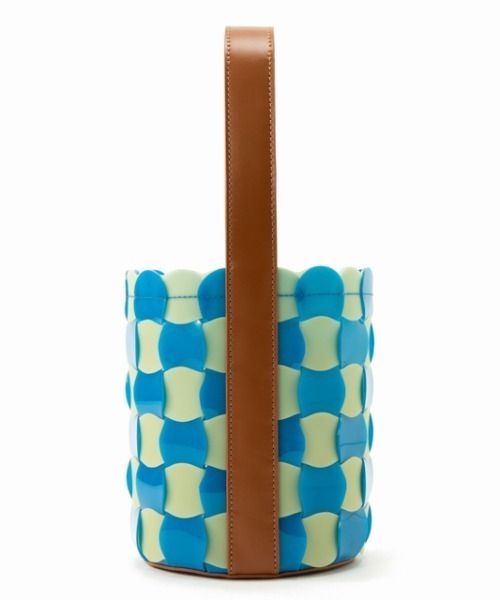 Casselini(キャセリーニ)の「Casselini(キャセリーニ)PVCチェックバッグ(ハンドバッグ・レディース・ブラック/オレンジ/ブルー・FREE)」の12枚目の写真