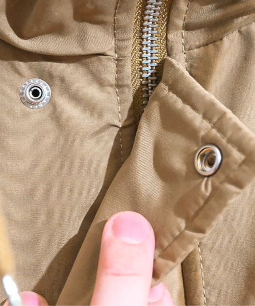 Burner(バーナー)の「【BURNER SELECT】リアルファー中綿N2Bジャケット(ミリタリージャケット・メンズ・ベージュ/カーキ・M)」の8枚目の写真