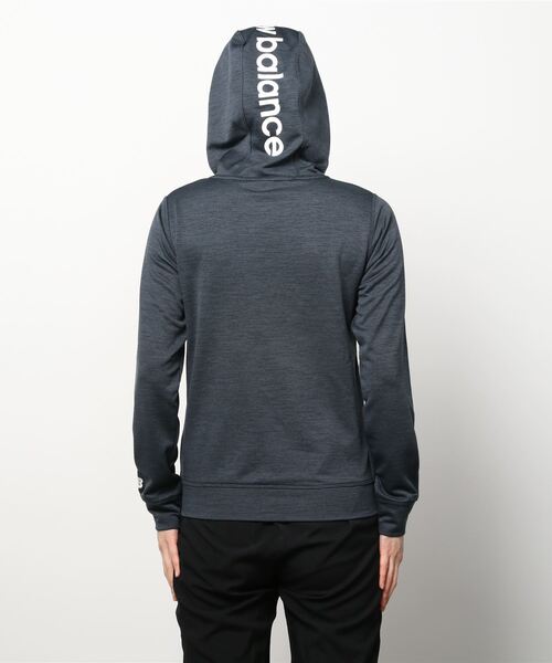 NEW BALANCE（ニューバランス）の「Relentless テリーレイヤー（パーカー・レディース・ホワイト/ブラック・X-LARGE/LARGE/MEDIUM/SMALL）」の4枚目の写真