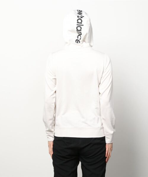 NEW BALANCE（ニューバランス）の「Relentless テリーレイヤー（パーカー・レディース・ホワイト/ブラック・X-LARGE/LARGE/MEDIUM/SMALL）」の6枚目の写真