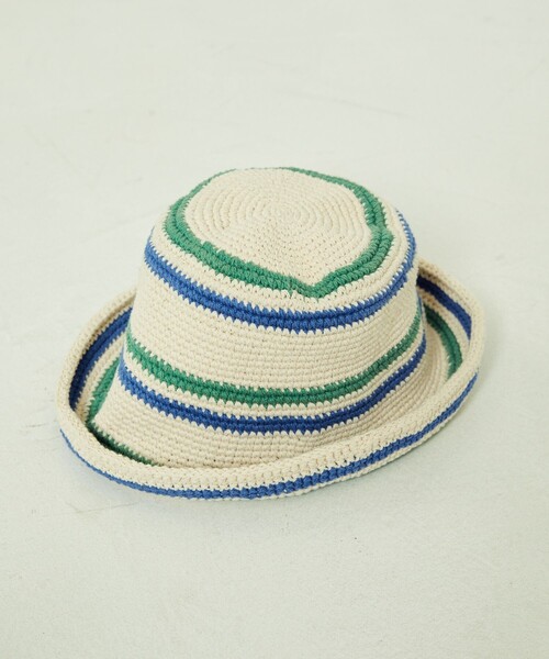 FREAK'S STORE（フリークスストア）の「cie/シー 別注crochet line HAT/別注クロシェラインハット（ハット・レディース・グリーン・ONE SIZE）」の10枚目の写真