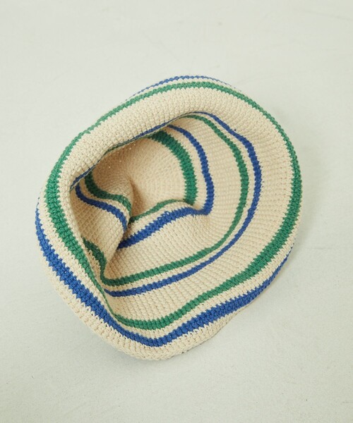 FREAK'S STORE（フリークスストア）の「cie/シー 別注crochet line HAT/別注クロシェラインハット（ハット・レディース・グリーン・ONE SIZE）」の12枚目の写真