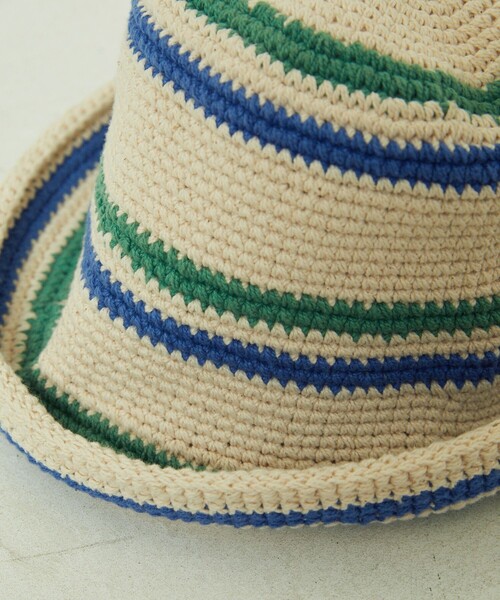 FREAK'S STORE（フリークスストア）の「cie/シー 別注crochet line HAT/別注クロシェラインハット（ハット・レディース・グリーン・ONE SIZE）」の13枚目の写真