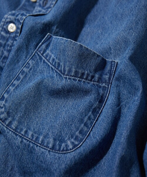 NAUTICA（ノーティカ）の「NAUTICA/ノーティカ Regular Denim BD Shirt（シャツ/ブラウス・メンズ・ネイビー・MEDIUM/XX-LARGE/X-LARGE/LARGE）」の6枚目の写真