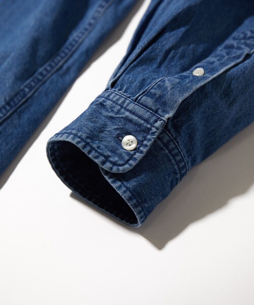 NAUTICA（ノーティカ）の「NAUTICA/ノーティカ Regular Denim BD Shirt（シャツ/ブラウス・メンズ・ネイビー・MEDIUM/XX-LARGE/X-LARGE/LARGE）」の8枚目の写真