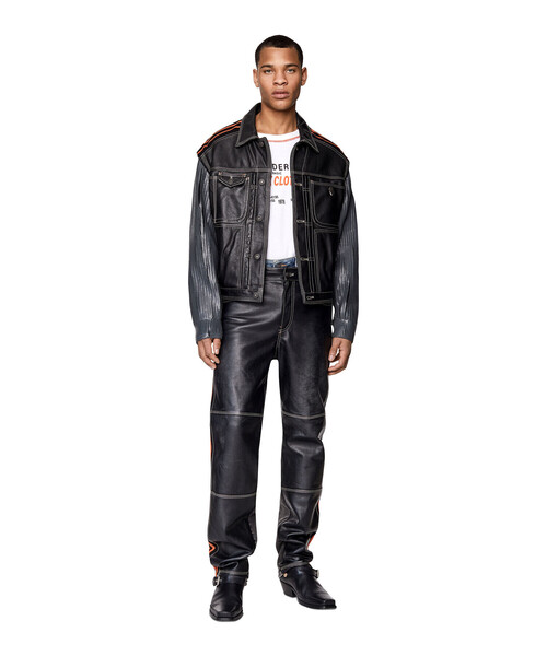 DIESEL（ディーゼル）の「メンズ スウェット 半そで パイル（スウェット・メンズ・ホワイト/ブラック・SMALL/LARGE/XX-LARGE/MEDIUM/X-LARGE/X-SMALL）」の9枚目の写真