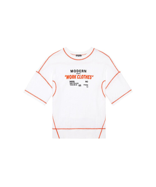 DIESEL（ディーゼル）の「メンズ スウェット 半そで パイル（スウェット・メンズ・ホワイト/ブラック・SMALL/LARGE/XX-LARGE/MEDIUM/X-LARGE/X-SMALL）」の20枚目の写真