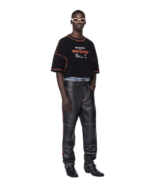 DIESEL（ディーゼル）の「メンズ スウェット 半そで パイル（スウェット・メンズ・ホワイト/ブラック・SMALL/LARGE/XX-LARGE/MEDIUM/X-LARGE/X-SMALL）」の21枚目の写真