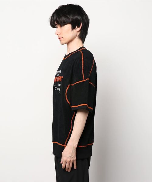 DIESEL（ディーゼル）の「メンズ スウェット 半そで パイル（スウェット・メンズ・ホワイト/ブラック・SMALL/LARGE/XX-LARGE/MEDIUM/X-LARGE/X-SMALL）」の3枚目の写真