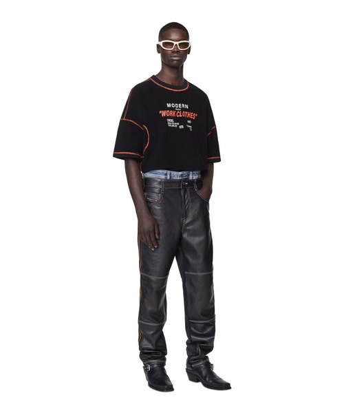 DIESEL（ディーゼル）の「メンズ スウェット 半そで パイル（スウェット・メンズ・ホワイト/ブラック・SMALL/LARGE/XX-LARGE/MEDIUM/X-LARGE/X-SMALL）」の12枚目の写真